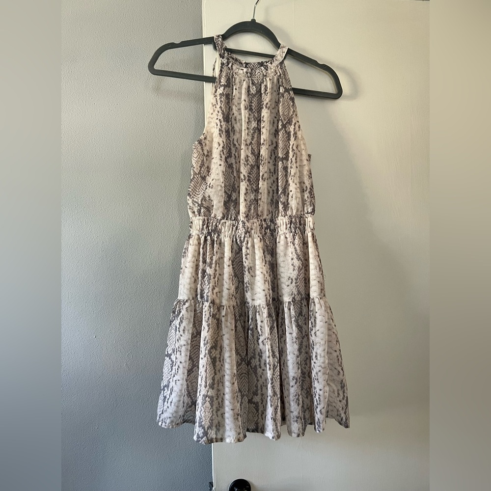 Snakeskin Pattern Dress